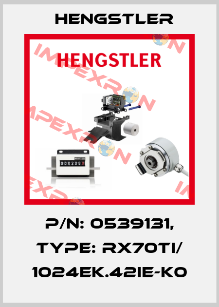 p/n: 0539131, Type: RX70TI/ 1024EK.42IE-K0 Hengstler