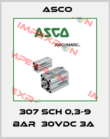 307 SCH 0,3-9 BAR  30VDC 3A  Asco