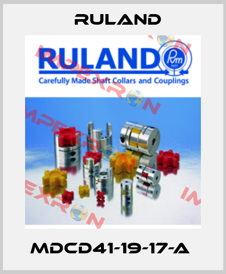 MDCD41-19-17-A  Ruland