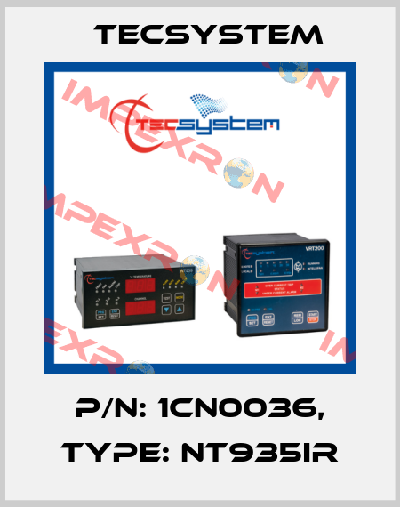 P/N: 1CN0036, Type: NT935IR Tecsystem