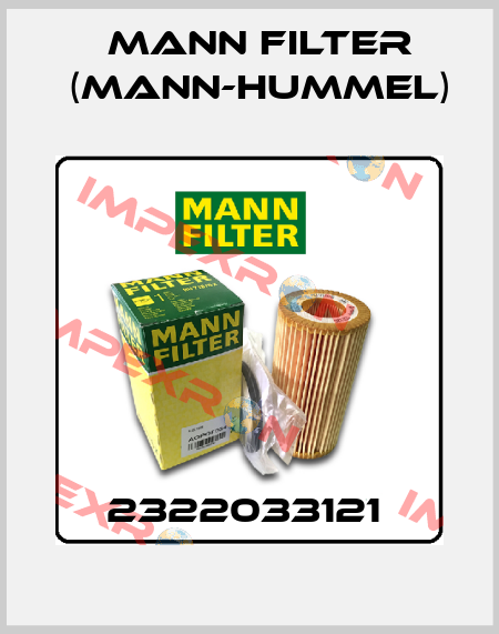 2322033121  Mann Filter (Mann-Hummel)