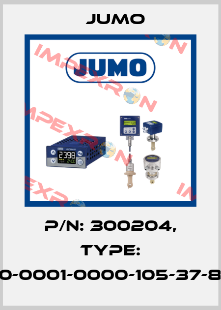 p/n: 300204, Type: 202924/10-0001-0000-105-37-88-26/000 Jumo
