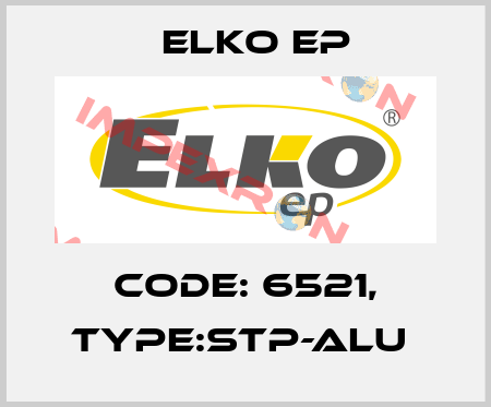 Code: 6521, Type:STP-ALU  Elko EP