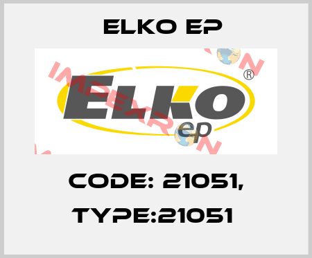 Code: 21051, Type:21051  Elko EP