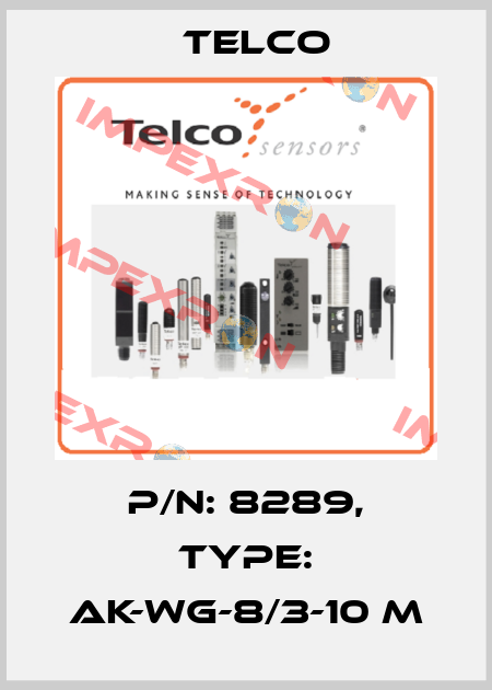 p/n: 8289, Type: AK-WG-8/3-10 m Telco