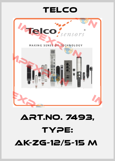 Art.No. 7493, Type: AK-ZG-12/5-15 m  Telco