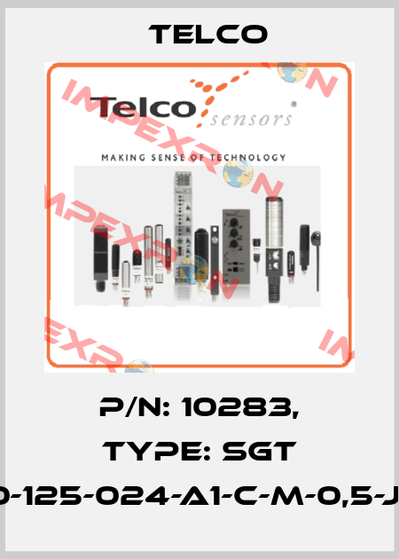 p/n: 10283, Type: SGT 10-125-024-A1-C-M-0,5-J5 Telco