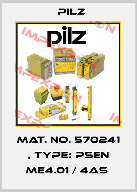 Mat. No. 570241 , Type: PSEN me4.01 / 4AS  Pilz