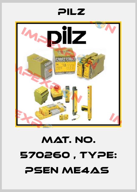 Mat. No. 570260 , Type: PSEN me4AS  Pilz