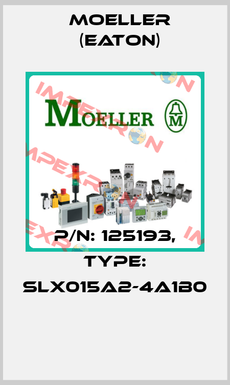 P/N: 125193, Type: SLX015A2-4A1B0  Moeller (Eaton)