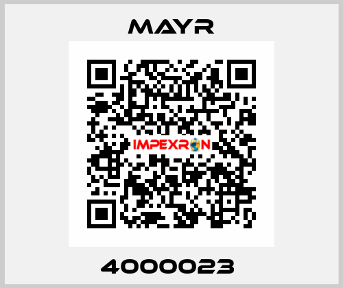 4000023  Mayr
