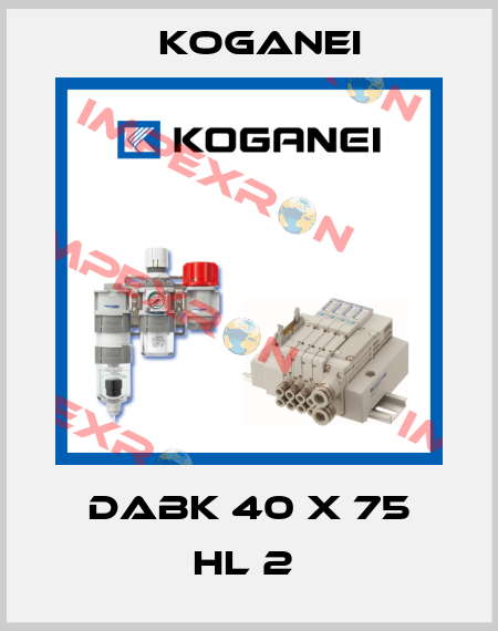 DABK 40 X 75 HL 2  Koganei