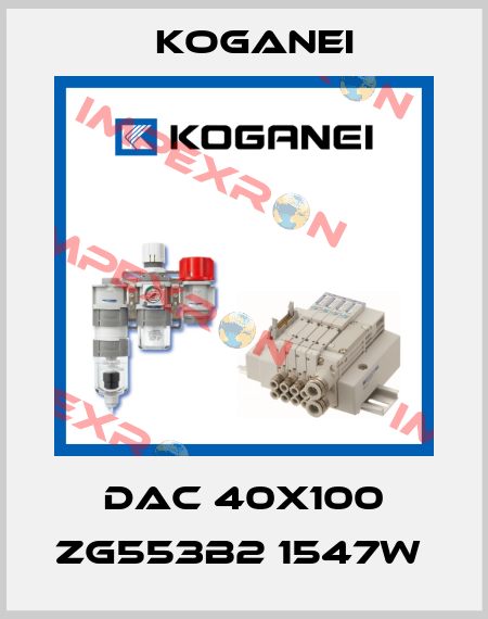 DAC 40X100 ZG553B2 1547W  Koganei