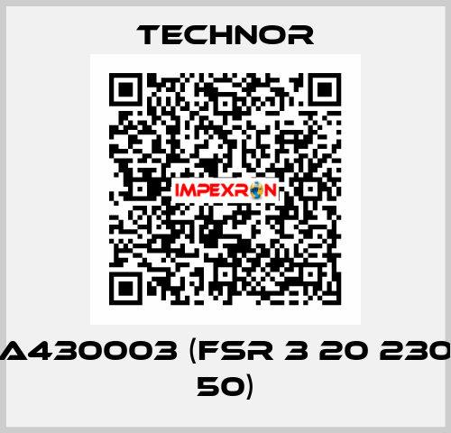 A430003 (FSR 3 20 230 50) TECHNOR