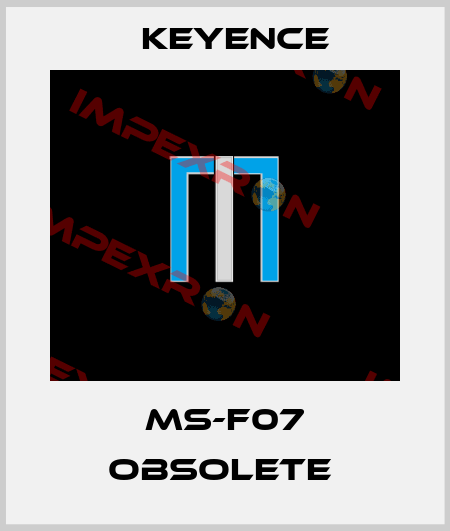 MS-F07 Obsolete  Keyence