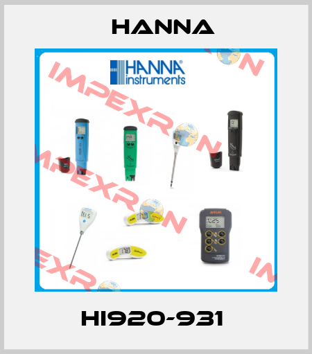 HI920-931  Hanna