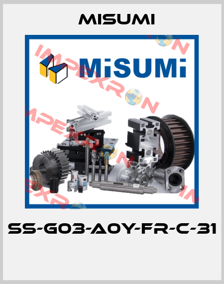 SS-G03-A0Y-FR-C-31  Misumi