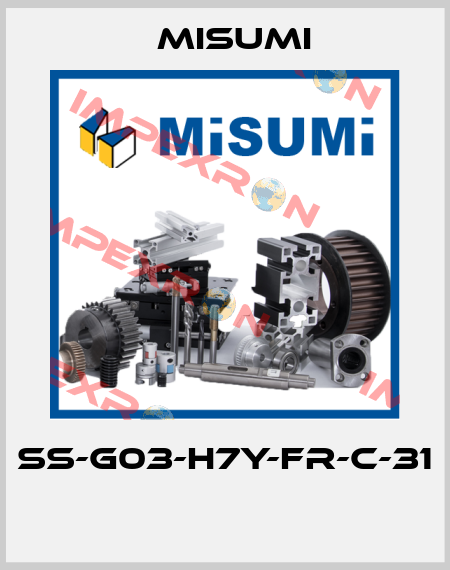 SS-G03-H7Y-FR-C-31  Misumi