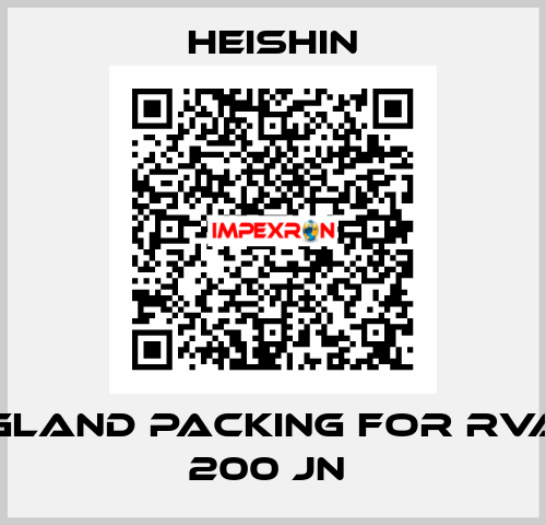 Gland Packing for RVA 200 JN  HEISHIN