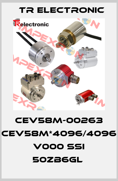 CEV58M-00263 CEV58M*4096/4096 V000 SSI 50ZB6GL  TR Electronic