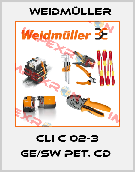 CLI C 02-3 GE/SW PET. CD  Weidmüller