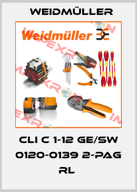 CLI C 1-12 GE/SW 0120-0139 2-PAG RL  Weidmüller