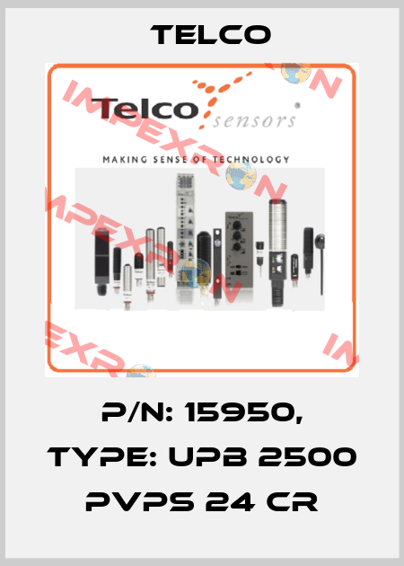 P/N: 15950, Type: UPB 2500 PVPS 24 CR Telco