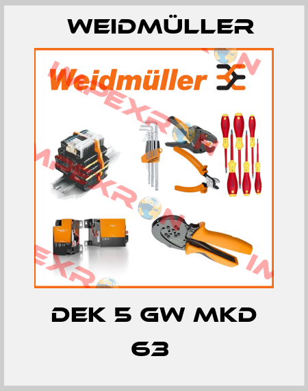 DEK 5 GW MKD 63  Weidmüller