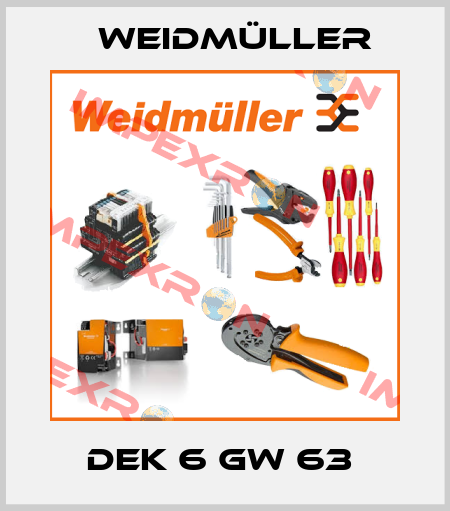 DEK 6 GW 63  Weidmüller