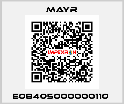 E08405000000110  Mayr
