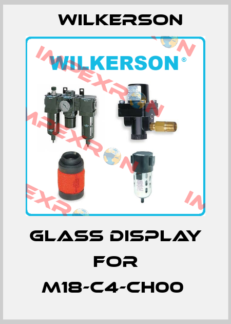 GLASS DISPLAY FOR M18-C4-CH00  Wilkerson