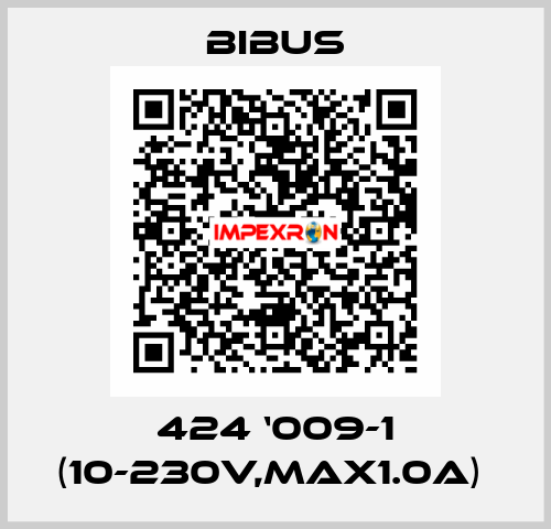 424 ‘009-1 (10-230V,max1.0A)  Bibus