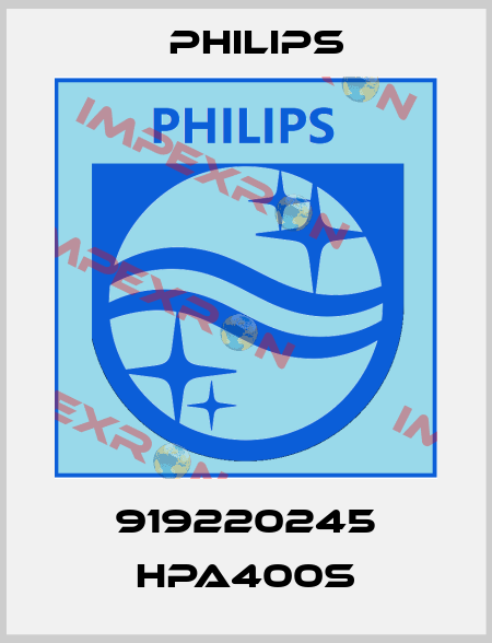919220245 HPA400S Philips
