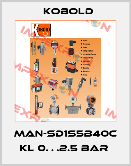 MAN-SD1S5B40C KL 0…2.5 Bar  Kobold