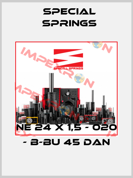 NE 24 x 1,5 - 020 - B-BU 45 daN Special Springs