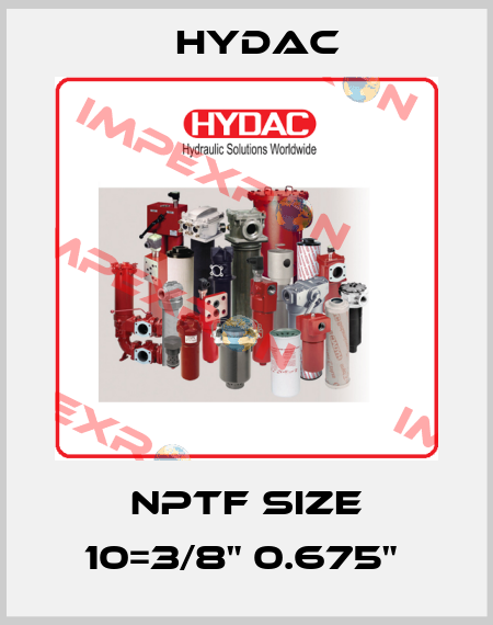 NPTF size 10=3/8" 0.675"  Hydac