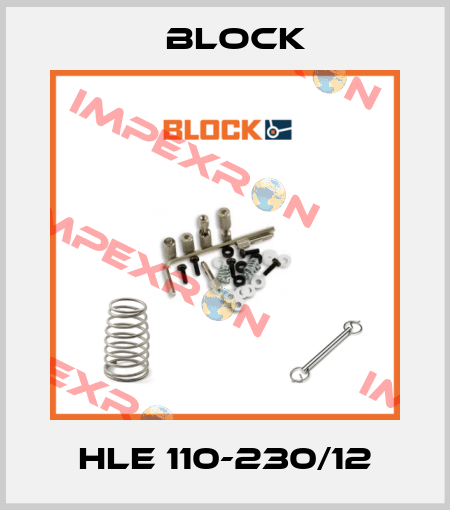 HLE 110-230/12 Block