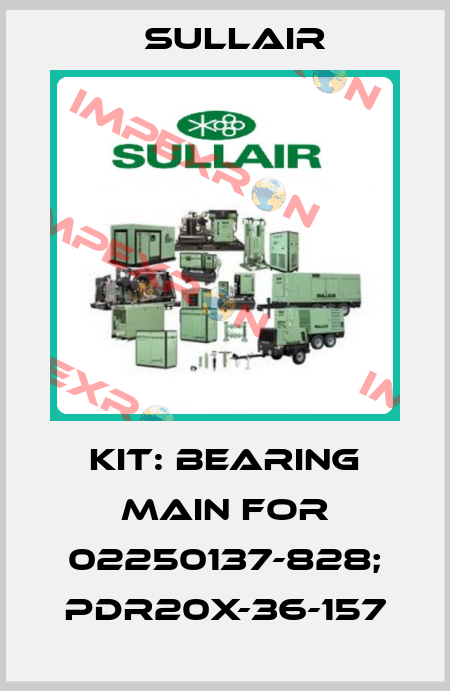 KIT: BEARING MAIN for 02250137-828; PDR20X-36-157 Sullair