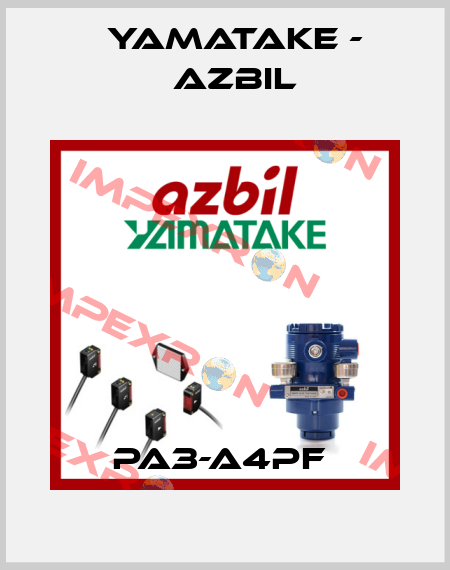 PA3-A4PF  Yamatake - Azbil