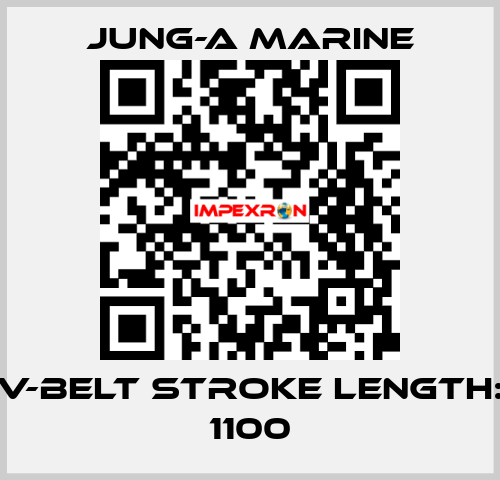 V-belt stroke length: 1100 JUNG-A MARINE