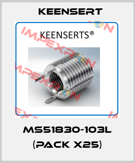 MS51830-103L (pack x25) Keensert