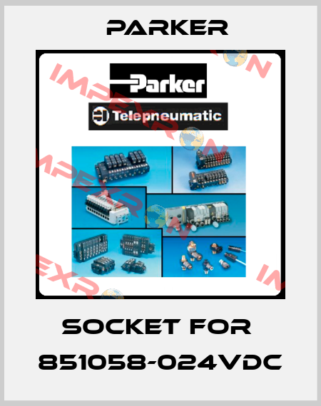 socket for  851058-024VDC Parker