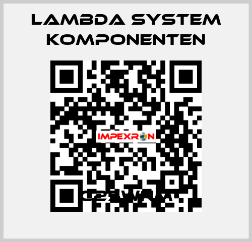 C25WNM LAMBDA SYSTEM KOMPONENTEN