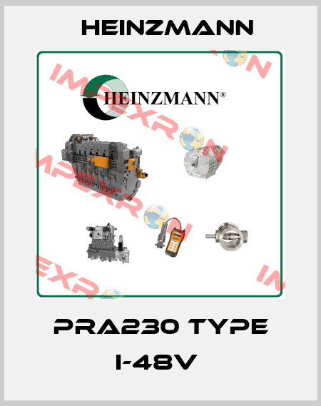 PRA230 TYPE I-48V  Heinzmann