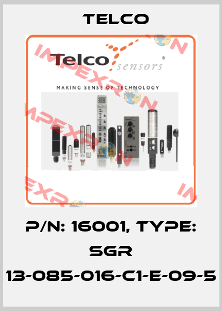 p/n: 16001, Type: SGR 13-085-016-C1-E-09-5 Telco