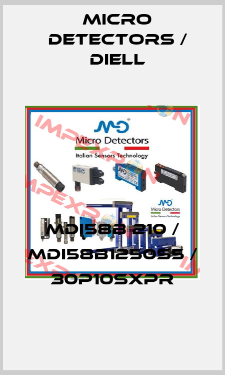 MDI58B 210 / MDI58B1250S5 / 30P10SXPR
 Micro Detectors / Diell