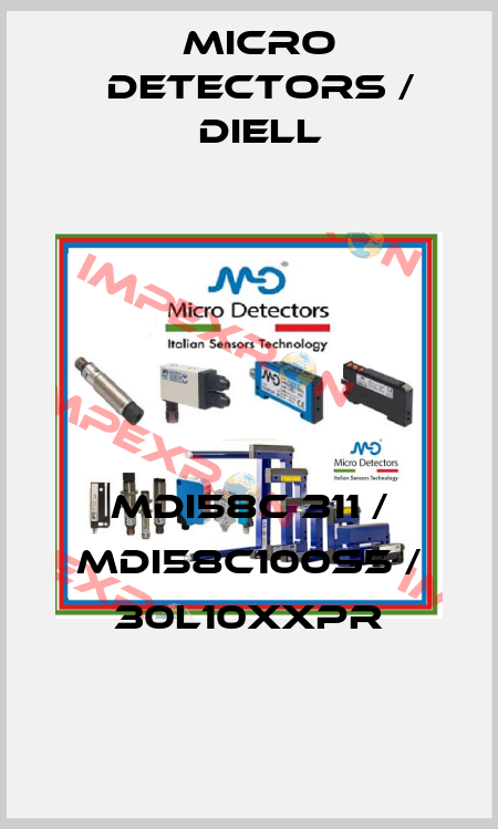 MDI58C 311 / MDI58C100S5 / 30L10XXPR
 Micro Detectors / Diell