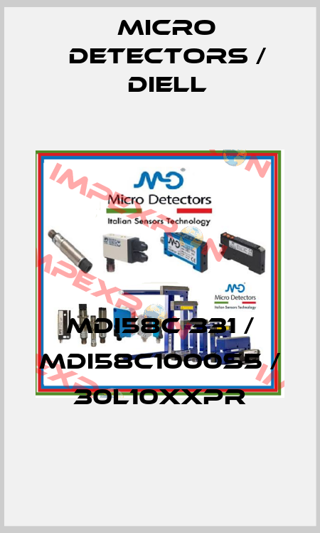 MDI58C 331 / MDI58C1000S5 / 30L10XXPR
 Micro Detectors / Diell