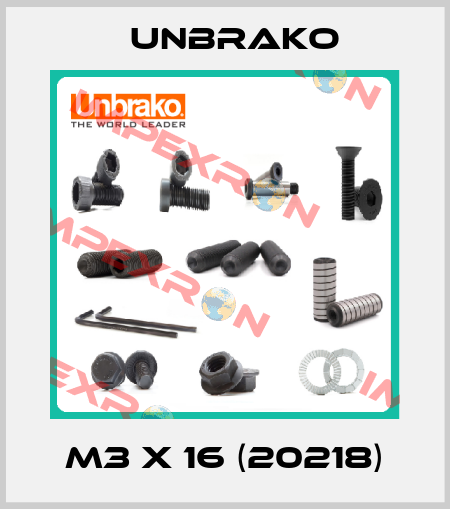 M3 x 16 (20218) Unbrako