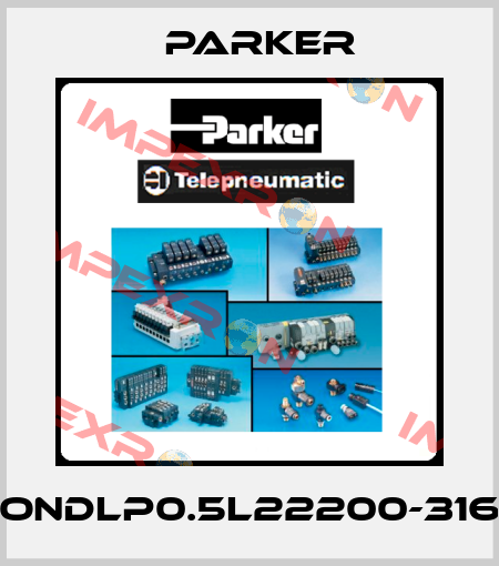 ONDLP0.5L22200-316 Parker